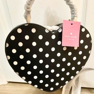 Kate Spade Heart Polka Dot Crossbody Bag - NEW